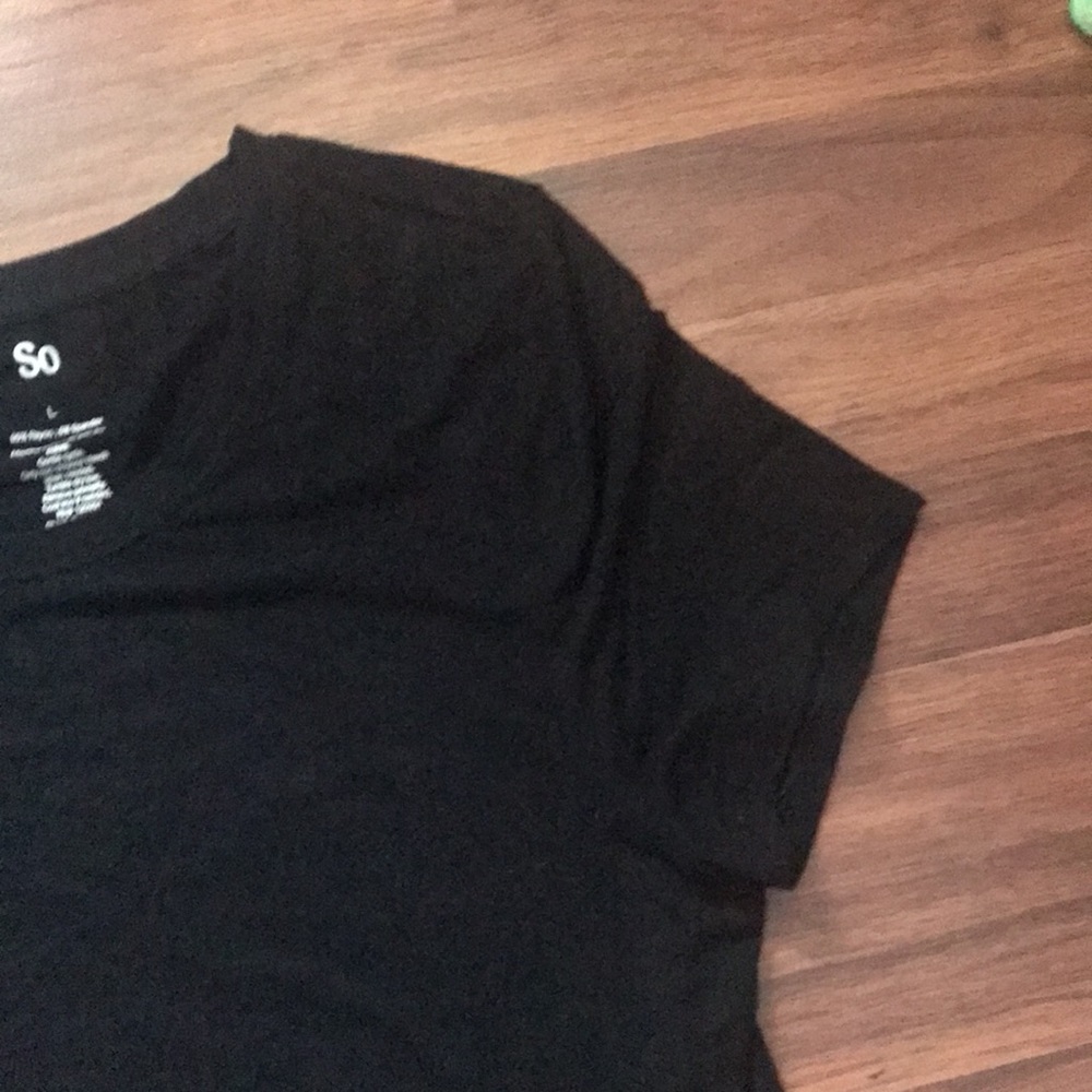 Juniors Front Tie Tee - Picture 4 of 6